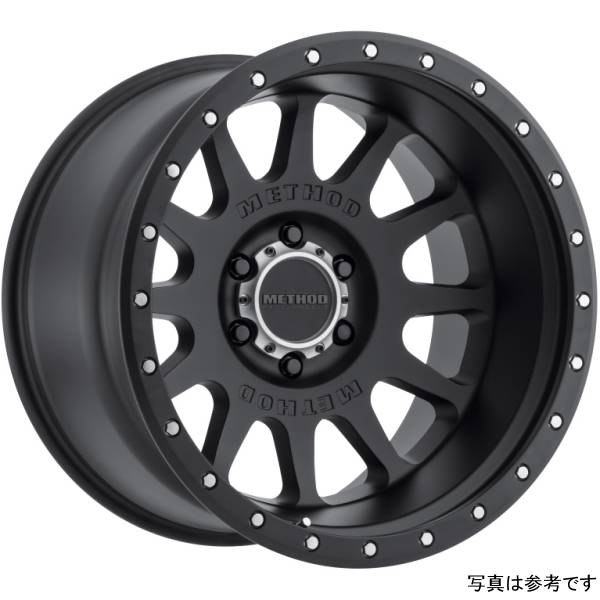 Method ホイール MR605 NV 20x10 -24mmオフセット 8x180 124.1mmセンターボア マットブラック mrwMR60521088524N HD店