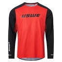 【USA在庫あり】 USWE Lera オフロードジャージ 大人用 Flame レッド XL usw80951001400107 HD店