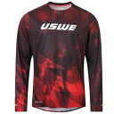 【USA在庫あり】 USWE Rok オフロード エアジャージ 大人用 Flame レッド Large usw80951011400106 HD店