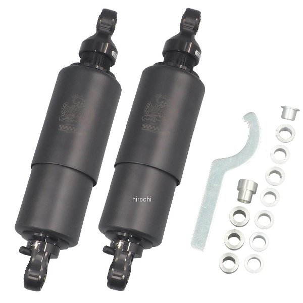 ビチューボ Bitubo 306mm ツインショック フルカバー 14年-17年 FXDL ブラック14年-17年 ハーレー FXDLサイズ:306mm(約12")カラー:ブラックプリロード・リバウンドの調整可。必ずRフェンダーとベルトガードのクリアランス確認及びショックアブソーバーの上下アライメント確認を行って下さい。必要に応じてフェンダー、ベルトガードをカットして使用して下さい。車高が変わるため、サイドスタンドの変更が必要になる可能性があります。画像は代表商品の画像です。スプリングの線径や長さ、プリロード位置などは車種ごとに異なります。HD050WNE02V2楽天 HD店