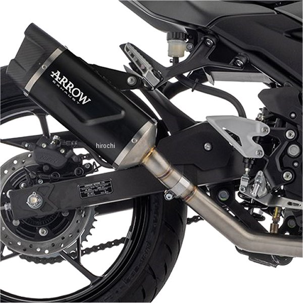 アロー Arrow スリップオンマフラー Indy Race EVO 24年 Ninja400 アルミダーク 71967AKN+Ninja400 HD店