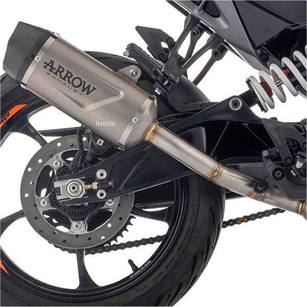 アロー Arrow スリップオンマフラー Indy Race EVO 24年 125DUKE チタン 71972PK HD店