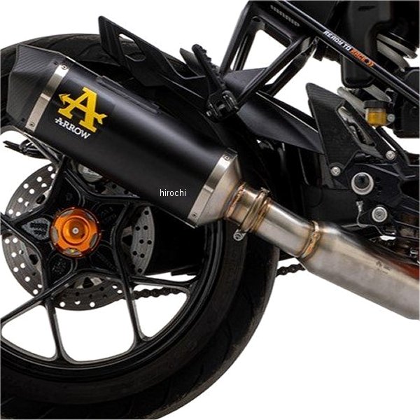 アロー Arrow スリップオンマフラー+リンクパイプ RaceTech 17年-24年 1290SupreDukeGT アルミダーク 71820AKN+71692MI+ESE+KT1 HD店
