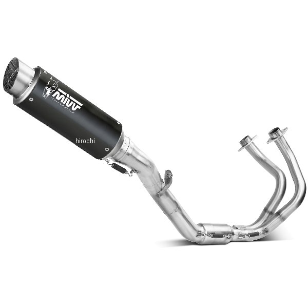ミヴ Mivv フルエキゾースト フルシステム GP PRO(触媒なし) 23年-24年 Z650 ステンレスブラック K.058.LXBP-z650 HD店