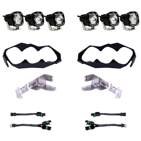 【USA在庫あり】 Baja Designs 24年 + Can-Am Maverick R S1 ヘッドライト キット baj448186 HD店