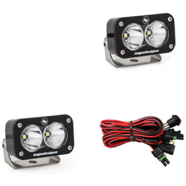 【USA在庫あり】 Baja Designs S2 Proシリーズ LED Light Pods Spot Pattern ペア baj487801 HD店