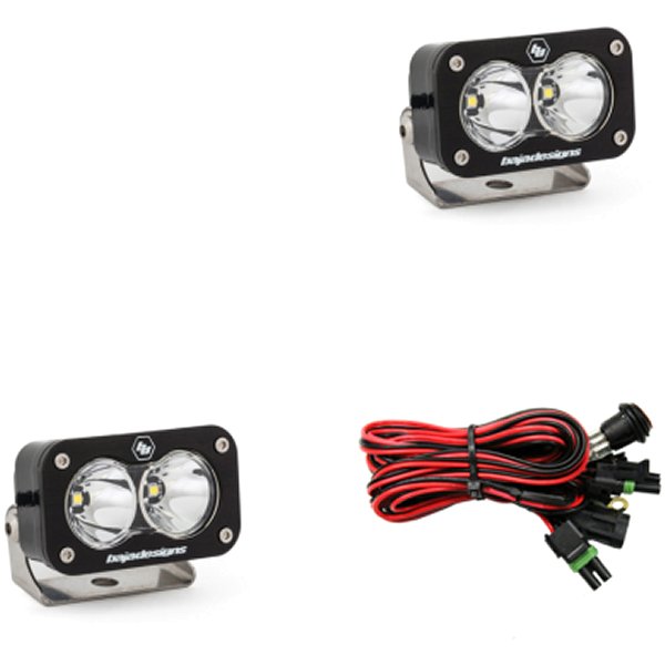 【USA在庫あり】 Baja Designs S2 Proシリーズ LED Light Pods Work/Scene Pattern ペア baj487806 HD店