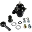【USA在庫あり】 AEM 86-93 Acura / 95-98 TL / 88-91 Civic/CRX / 92-01 Prelude Black アジャスタブル Fuel Pressure Regulato aem25-303BK HD店