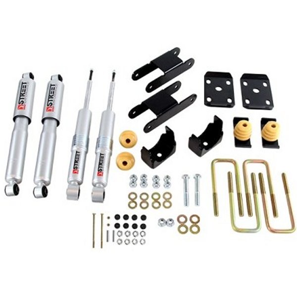 【USA在庫あり】 Belltech LOWERING キット 18年-20年 シボレー Colorado/Canyon All Cab/SB -0-3in F / -4in R w/ Street Perf ショック bel1100SP HD店