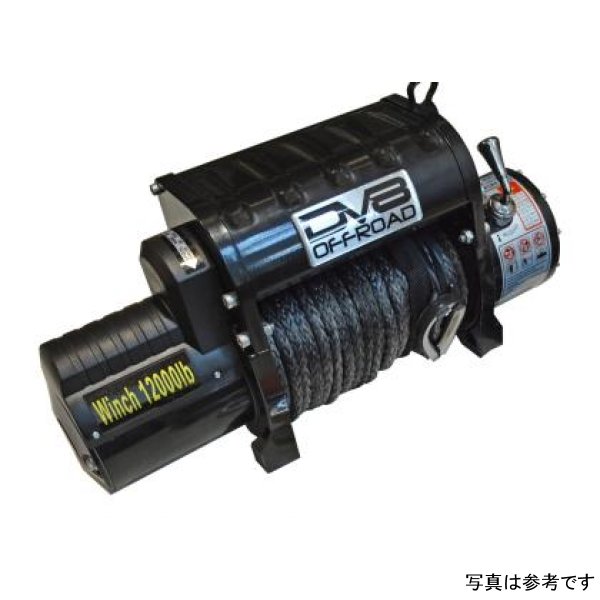  DV8 Offroad 12000 LB Winch w/ Synthetic Line & Wireless Remote - ブラック dveWB12SR HD店
