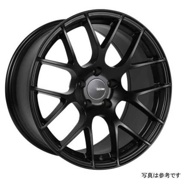 【USA在庫あり】 Enkei Raijin 18x9.5 15mm オフセット 5x114.3 ボルト Pattern 72.6 Bore Diameter Matte ブラック ホイール enk467-895-6515BK HD店