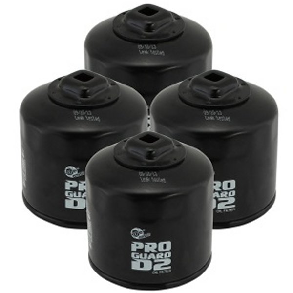  aFe Pro GUARD D2 オイルフィルター 13-17 Scion FR-S / スバル BRZ H4-2.0L (4 Pack) afe44-LF018-MB HD店