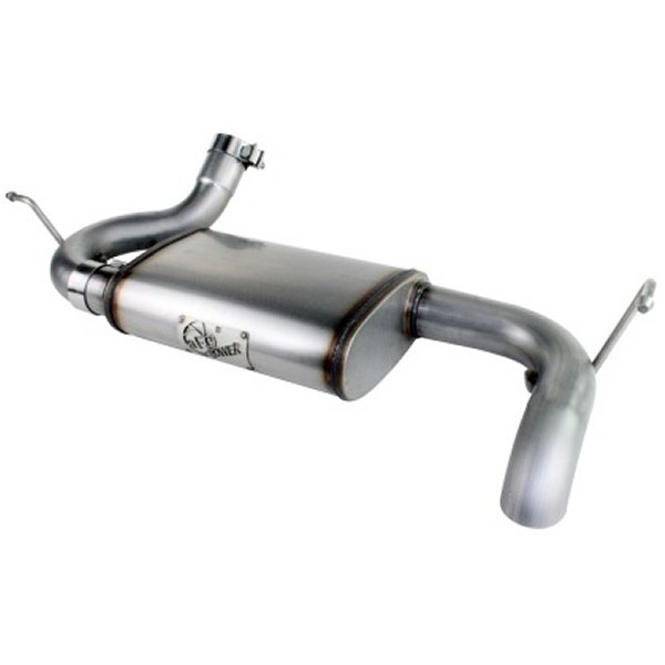  aFe MACHForce XP 07年-17年 Jeep ラングラー V6-3.6/3.8L 409 SS 2.5in Axle-Back Exhaust afe49-46219 HD店