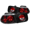 【USA在庫あり】 ANZO 1996-2000 ホンダ Civic Coupe Taillights Black anz221062 HD店