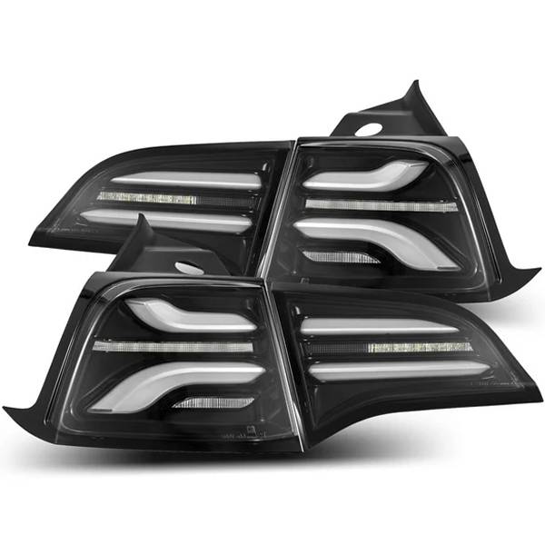  AlphaRex PROシリーズ LED テールライト ジェットブラック 17年-22年 Tesla Model 3 arx601010 HD店