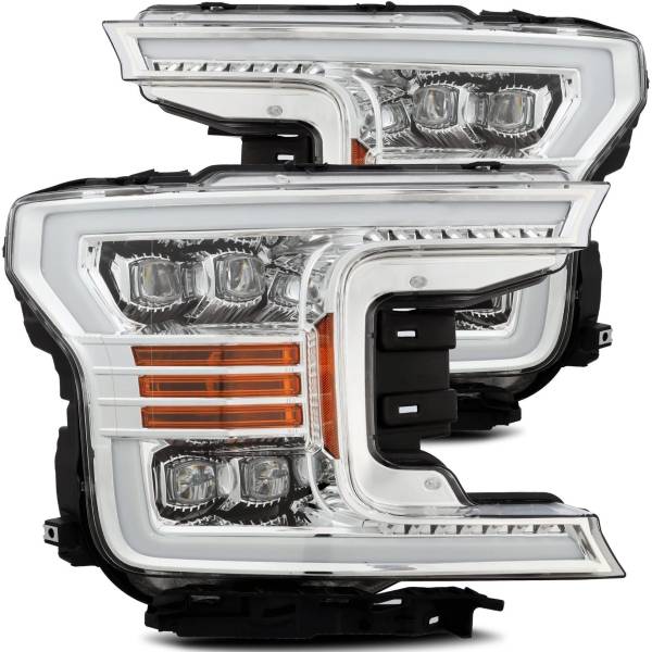  AlphaRex NOVAシリーズ LED プロジェクターヘッドライト Plank Style クローム 18年-19年 フォード F-150 arx880181 HD店