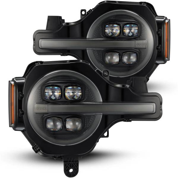  AlphaRex NOVAシリーズ LED プロジェクター ヘッドライト アルファブラック 21年-23年 フォード Bronco arx880259 HD店