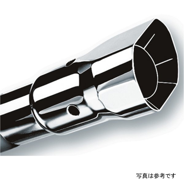  Borla Universal Polished Tip シングル Square Angle-Cut Intercooled (inlet 2 1/4in. Outlet 2 1/2 x 2 3/ bor20115 HD店