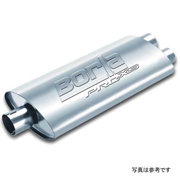 USA߸ˤ Borla Universal 󥿡/Dual Oval 2.5in In/Dual 2.5in Out 19in x 4in x 9.5in Notched PRO-XS Muffler bor400485 HDŹ
