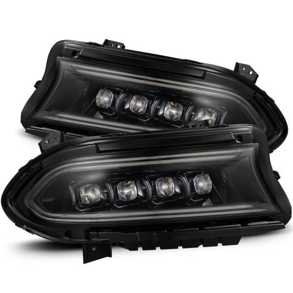  AlphaRex NOVAシリーズ LED プロジェクター ヘッドライト アルファブラック 15年-23年 Dodge Charger arx880500 HD店