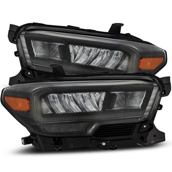  AlphaRex LUXXシリーズ LED Crystal ヘッドライト アルファブラック 16年-23年 トヨタ Tacoma arx880702 HD店