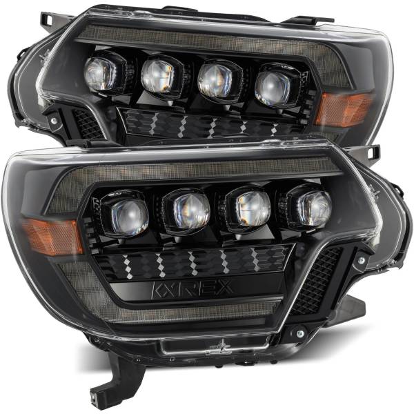  AlphaRex NOVAシリーズ LED プロジェクター ヘッドライト Plank アルファブラック 12年-15年 トヨタ Tacoma arx880752 HD店