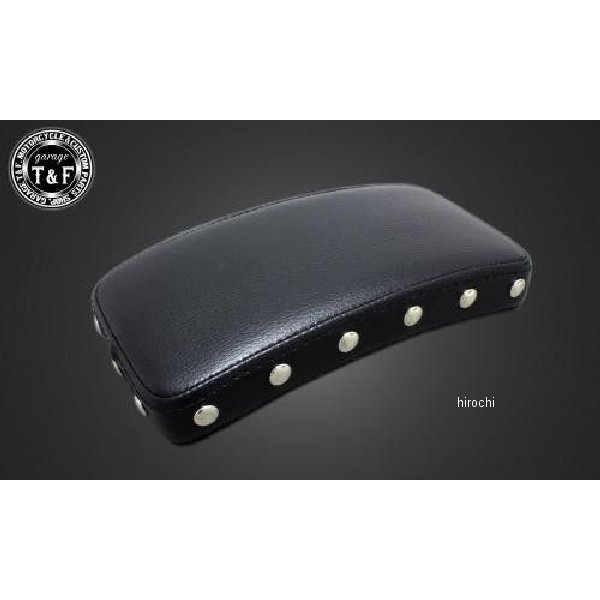 ガレージT＆F スタッド付きアンティークピリオンシート スムース ブラック 611121 HD店