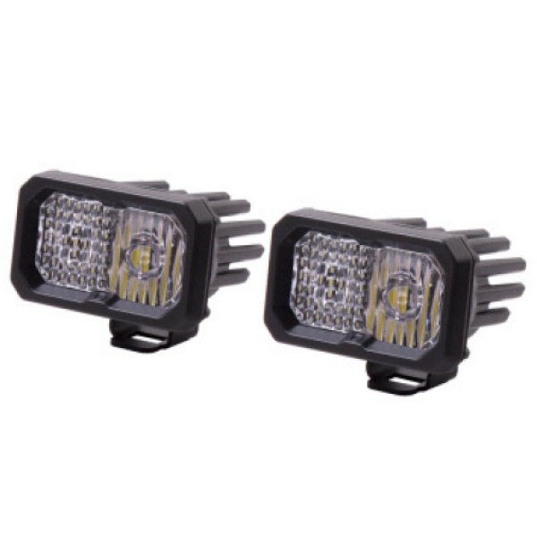 【USA在庫あり】 Diode Dynamics Stage Series 2 In LED Pod Pro - White Combo Standard ABL (2個) dioDD6409P HD店
