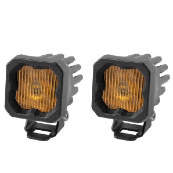【USA在庫あり】 Diode Dynamics Stage Series C1 LED Pod - Yellow SAE フォグ Standard ABL (2個) dioDD6848P HD店
