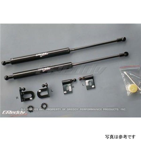 【USA在庫あり】 GReddy 08-11 Mitsubishi Evo X CZ4A Engine Hood Lifter Kit (Designed for OEM weight hoods.) gre18530101 HD店