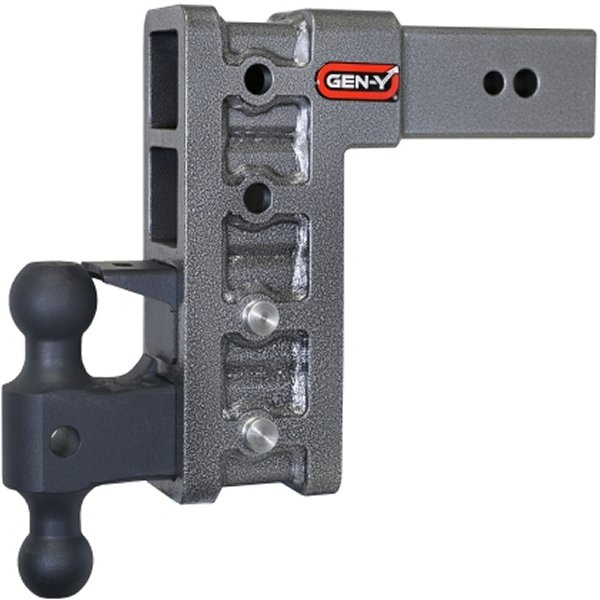  Gen-Y Mega Duty 3in Shank 9in Drop 3.5K TW 32K Hitch w/GH-0161 Dual-Ball/GH-0162 Pintle Lock genGH-1724 HD店