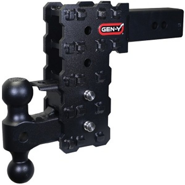  Gen-Y Phantom-X 2.5in Solid Shank 7.5in Drop 1.6K TW 16K Hitch w/GH-051 Dual-Ball & GH-032 Pintle LK genGH-2424X HD店