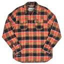 【メーカー在庫あり】 ビルトウェル Biltwell HI TEST フランネルシャツ 赤 Lサイズ 8128-125-004 HD店