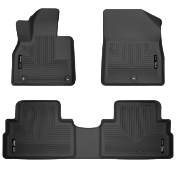 Husky Liners 20-22 Hyundai Palisade Weatherbeater Black Front & 2nd Seat Floor Liners hsl95711 HD店