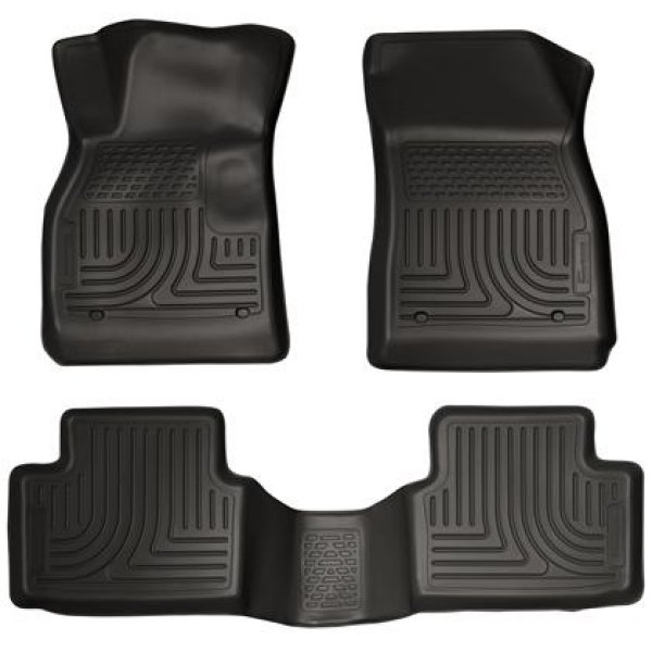 【USA在庫あり】 Husky Liners 13 シボレー Malibu WeatherBeater ブラック フロント & 2nd Seat フロアライナー hsl98191 HD店