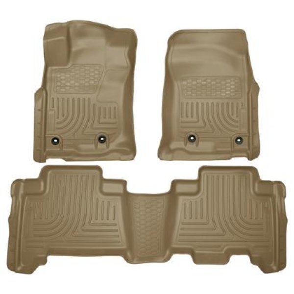 【USA在庫あり】 Husky Liners 2013 トヨタ 4Runner WeatherBeater Tan フロント & 2nd Seat フロアライナー hsl99573 HD店