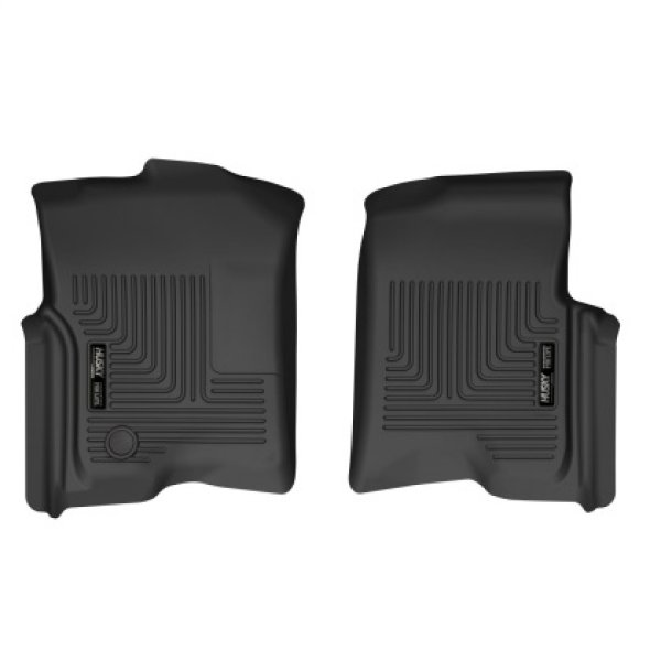 Husky Liners 04年-08年 フォード F-150 SuperCrew Cab X-act Contour フロント Floor Liner (ブラック) hsl55901 HD店