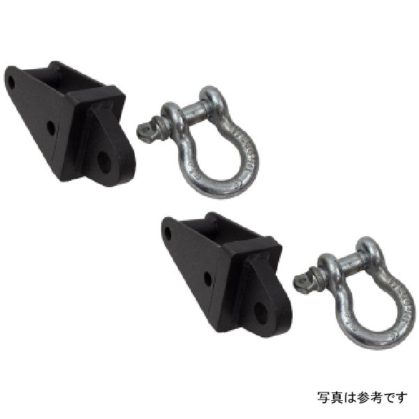 【USA在庫あり】 Fishbone Offroad リア Dリングフレームマウント 07-18 JK ラングラー ルビコン/アンリミテッド fboFB22136 HD店