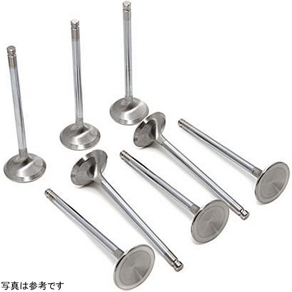 【USA在庫あり】 GSC P-D トヨタ 2JZ-GTE クローム Polished Super Alloy Exhaust Valve - 29mm Head (STD) - SET 12 gsc2065-12 HD店