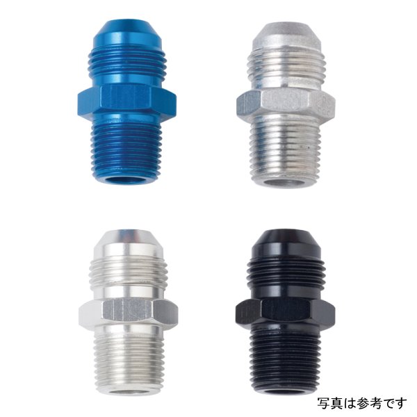 【USA在庫あり】 Fragola -4AN x 1/8 NPT Straight Adapter - Black fra481604-BL HD店