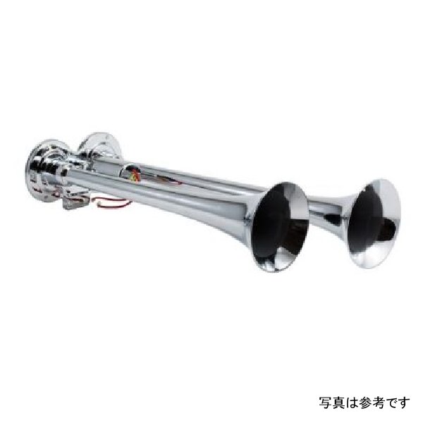 【USA在庫あり】 Kleinn クローム Dual Horn/ 15In/12.25In - クローム-Plated Zinc Alloy kle102 HD店