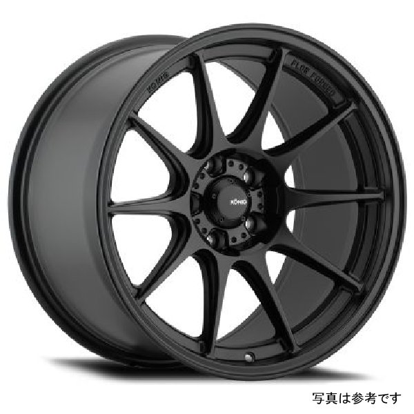 【USA在庫あり】 Konig Dekagram 18x9.5A 5x114.3 ET35 Semi-Matte ブラック kngDK98514355 HD店