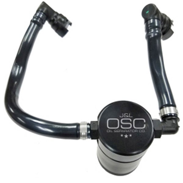  J&L 2018-2023 フォード Mustang GT Passenger Side Oil セパレーター 3.0 - ブラック アノダイズド jlt3024P-B HD店