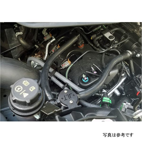  J&amp;L 15年-24年 フォード Transit 150/250/350 3.5L EcoBoost Passenger Side Oil セパレーター 3.0 - ブラック Anodiz jlt3025P-B HD店