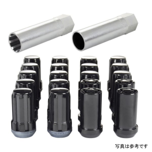 USA߸ˤ McGard SplineDrive Tuner 5 Lug Install Kit w/Locks &Tool (Cone) M14X1.5 / 22mm Hex - Blk mcg65515BK HDŹ