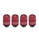 【USA在庫あり】 Project Kics Leggdura Racing Shell Type Lug Nut 35Mm Closed-End Look 16 Pcs + 4 Locks 12X1.25 レッド pjkWCL3513R HD店
