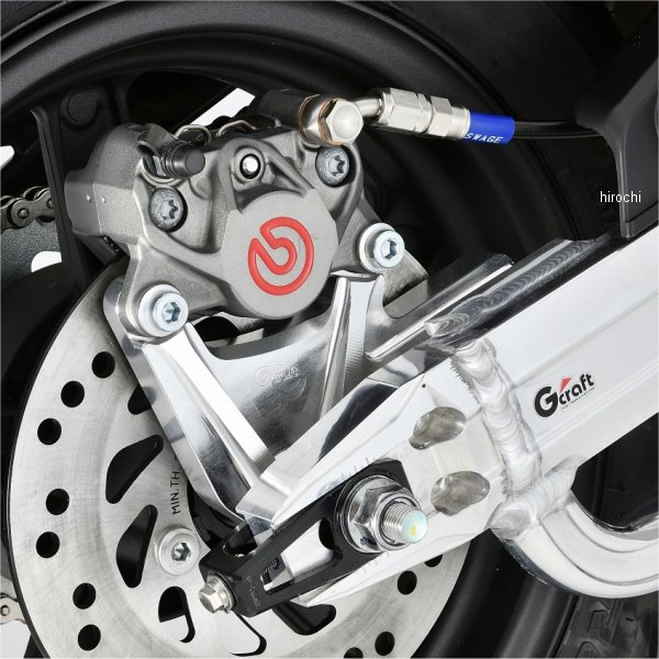 Gクラフト リアブレーキホース ブレンボ2P用 グロム 32423 HD店