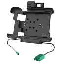 ラムマウント RAM Mounts GDSパワードック Zebra XSLATE L10専用 USB TypeAポートx2 ロック付 ボール無 RAM-HOL-ZE15PD2U HD店