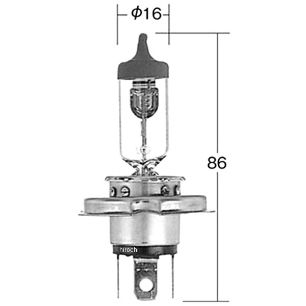 小糸製作所 ハロゲンバルブ H4 12V60/55W 長寿命 1個入り 0477 HD店