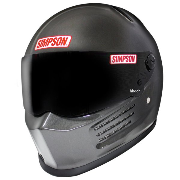 シンプソン SIMPSON フルフェイスヘルメット BANDIT Pro ガンメタ 61cm 3312166100 HD店